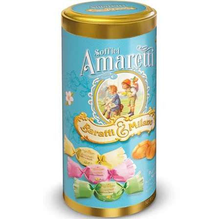 Baratti & Milano - Tubo latta Soffici Amaretti 145g