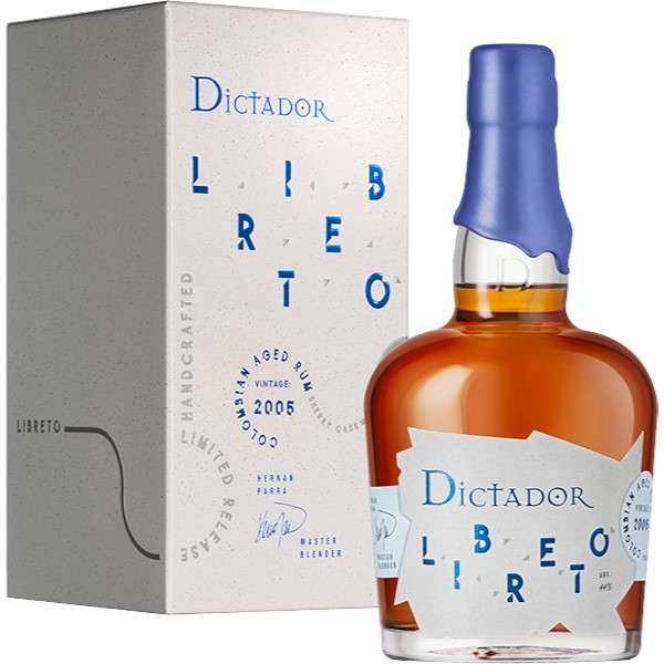 Rum Dictador Libreto Sherry 2005 cl.70