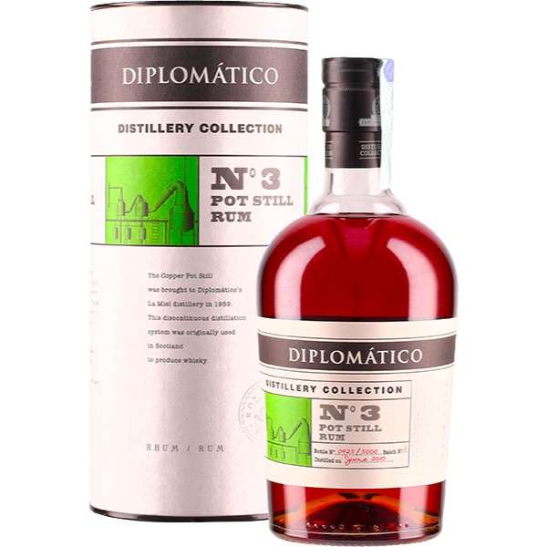Rum Diplomático Distillery Collection N°3 Single Pot Still cl.70