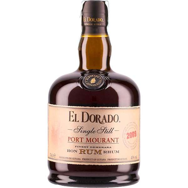Rum El Dorado Single Still Port Mourant 2009 cl.70