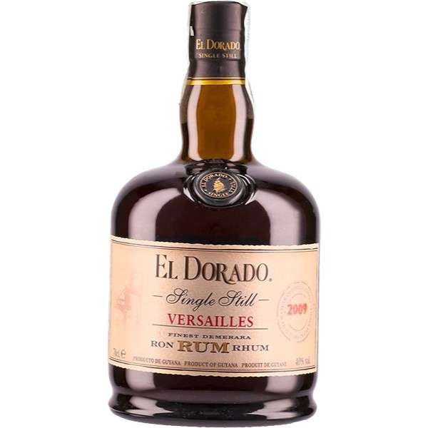 Rum El Dorado Single Still Versailles 2009 cl.70