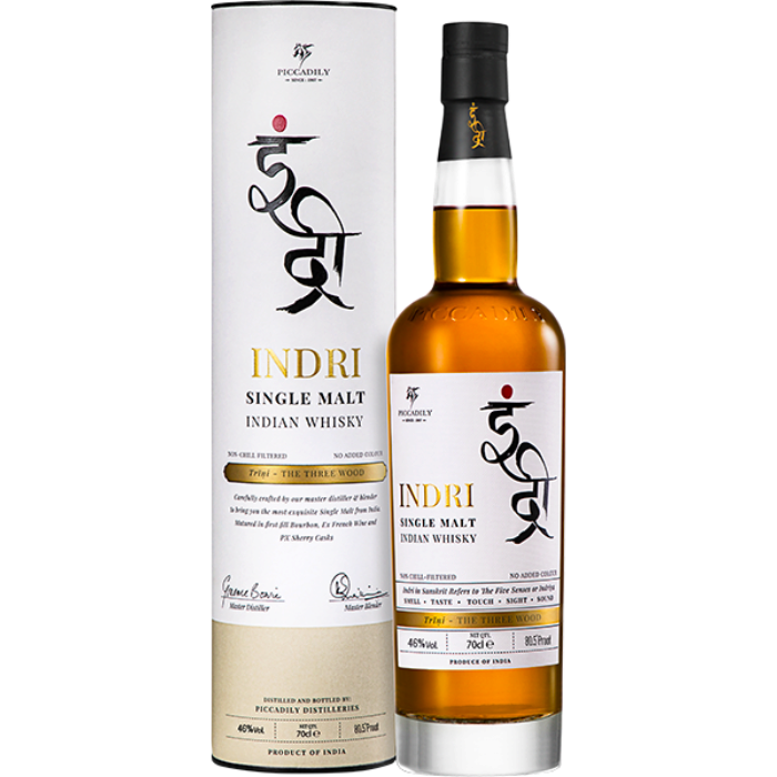 Whisky Indri Trini Indian cl.70