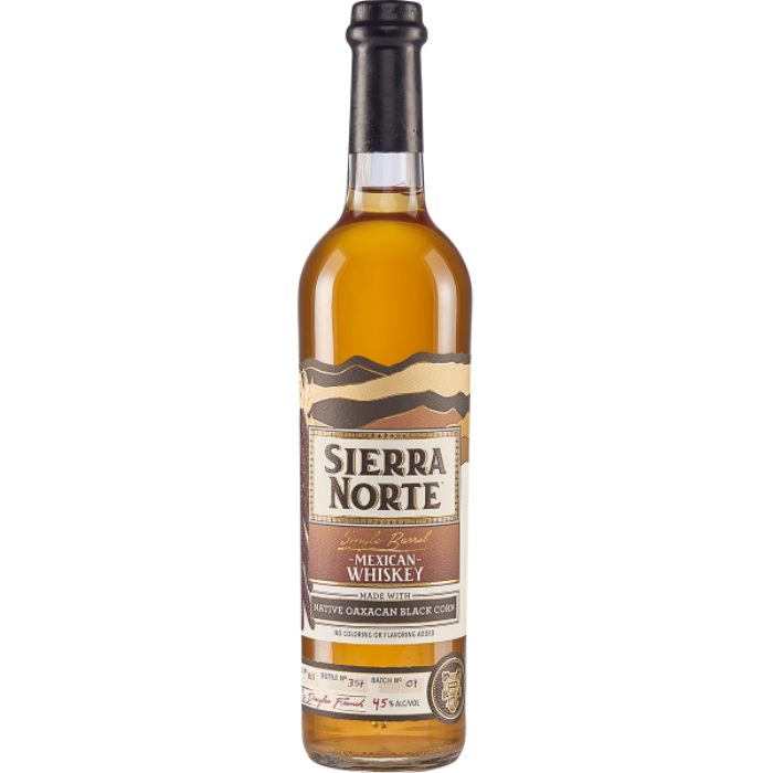 Whisky Sierra Norte 0,85 Maiz Negro cl.70