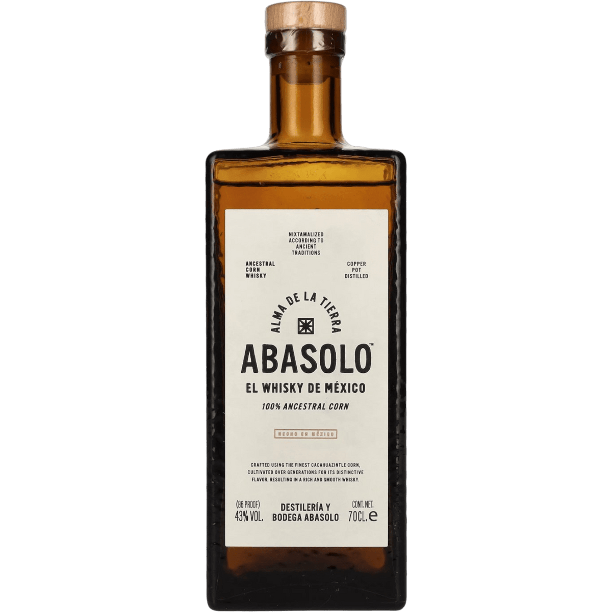 American Whisky Abasolo Whisky de Maiz Messico cl. 70