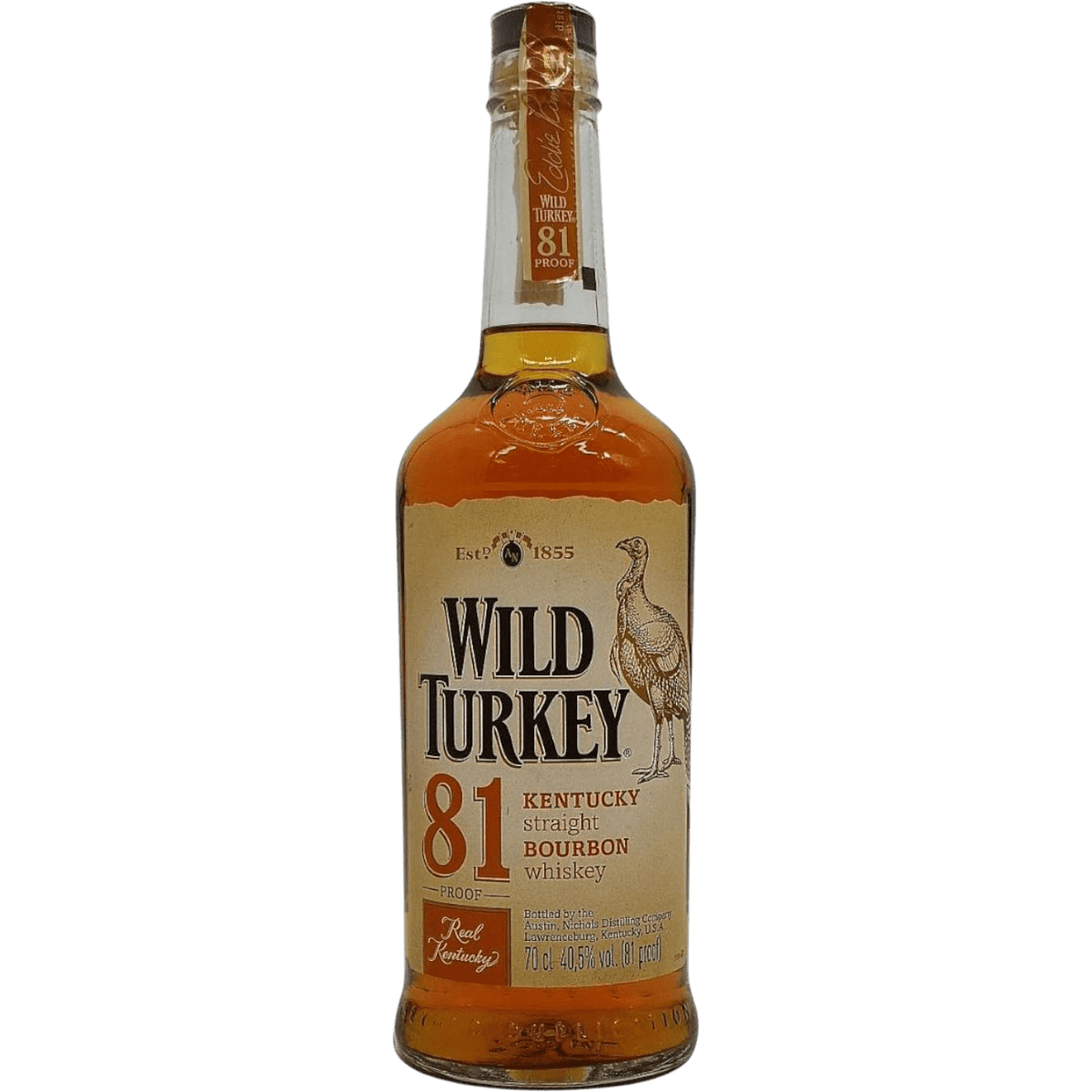 Bourbon Whiskey Wild Turkey 81 Proof cl. 70
