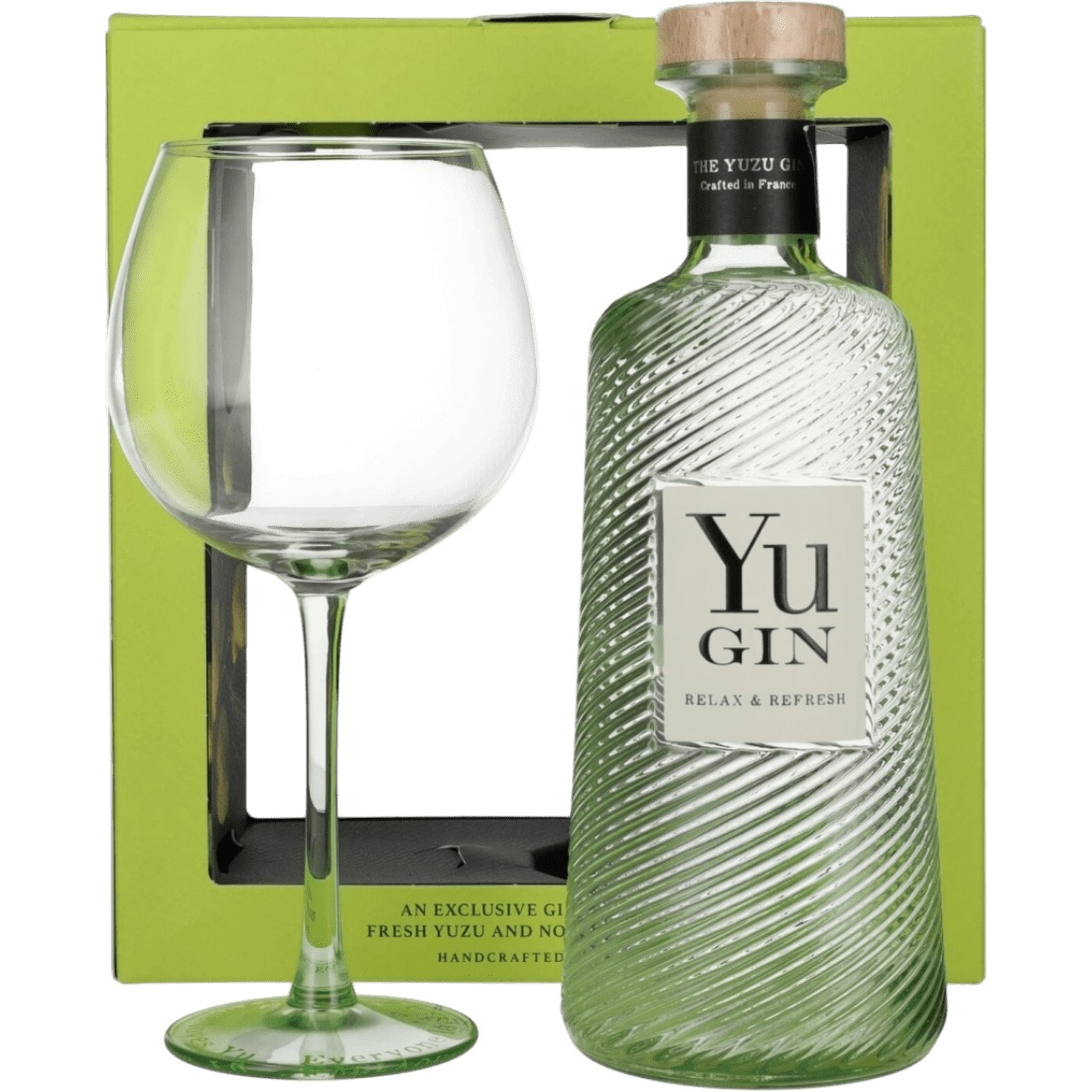 Gin Spiritique Yu + 1 Bicchiere cl. 70 - Confezione Regalo