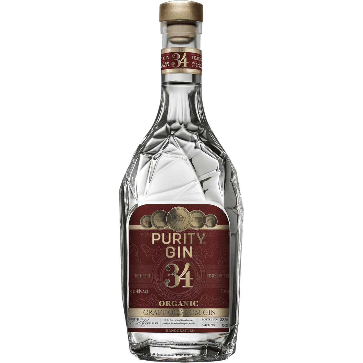 Gin Purity 34 Organic Old Tom Bio cl.70