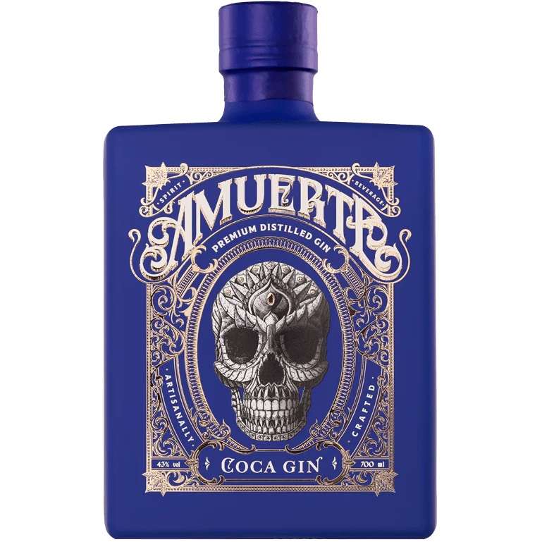 Gin Amuerte Coca Leaf Blue Limited Edition cl.70