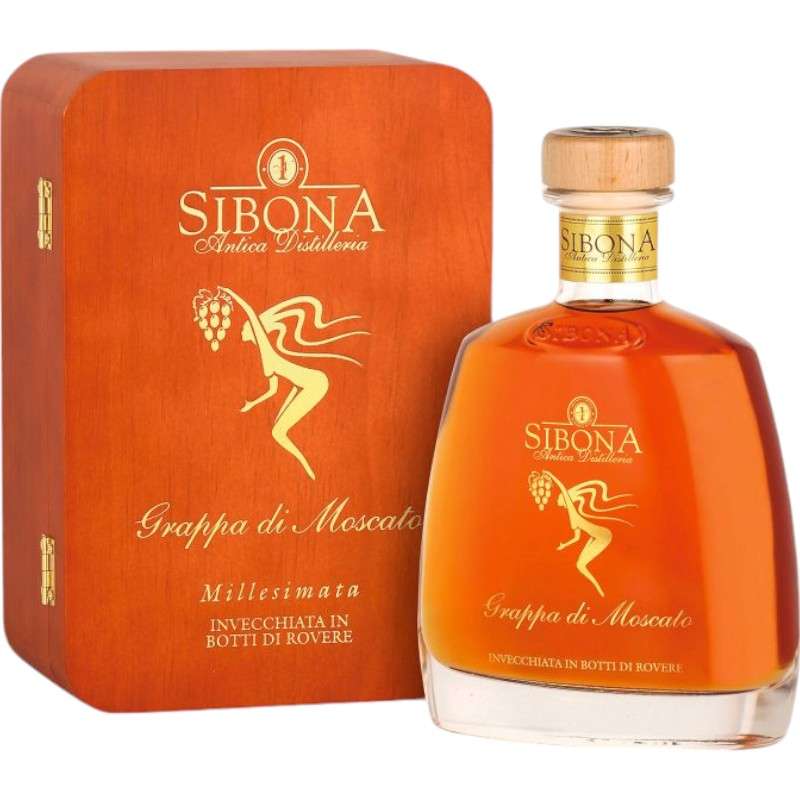 Grappa Sibona di Moscato Millesimata Riserva cl.70