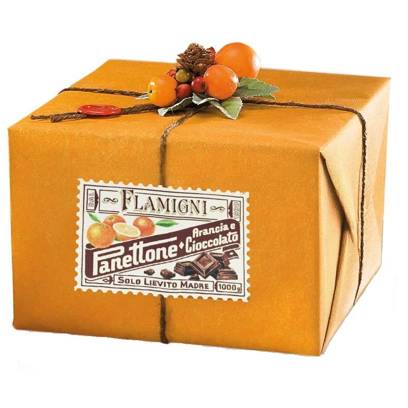 Flamigni Panettone Arancia Cioccolato 1 Kg