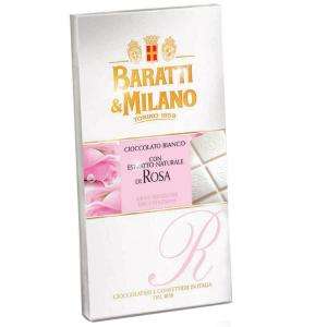 Baratti & Milano - Tavoletta Cioccolato Bianco con Estratto di Rosa