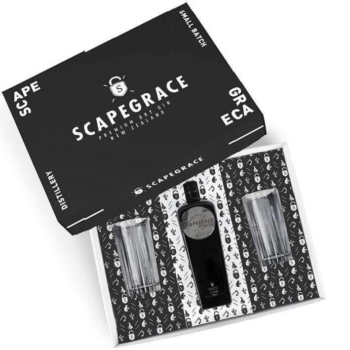 Gin Scapegrace Confezione Regalo + 2 Bicchieri
