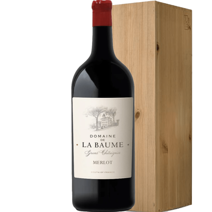 Domaine de la Baume Merlot Magnum Cassa Legno