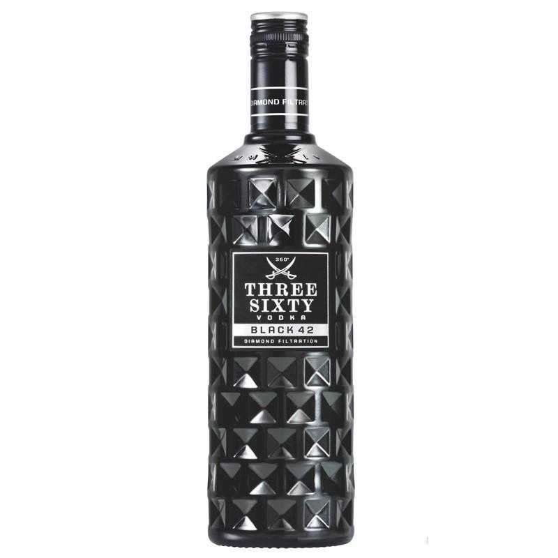 Vodka Three Sixty Black 42° cl.70
