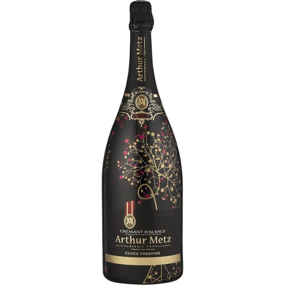 Arthur Metz Cremant d'Alsace AOC Prestige Cellophane Brut Magnum