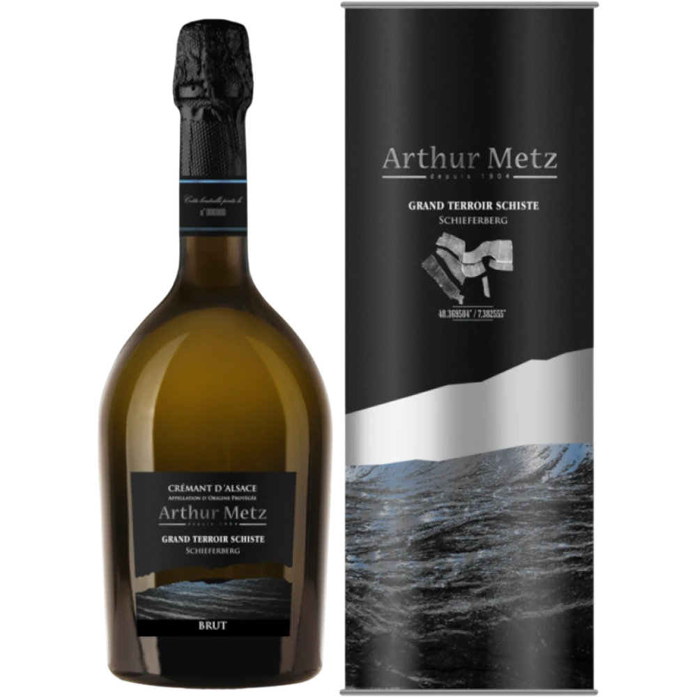 Arthur Metz Grand Terroir Schiste Cremant d'Alsace AOC in Tube