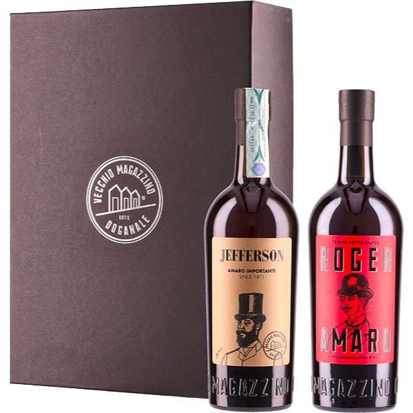 Amaro Vecchio Magazzino Doganale Tailor Made Better Bitter Jefferson E Roger Confezione Regalo cl.70