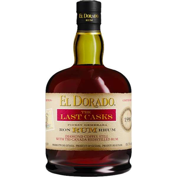 Rum El Dorado The Last Cask Diamond Coffee Still - Tri Canada Redistilled 1998 cl.70