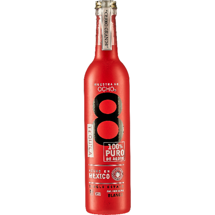 Tequila Ocho Blanco Red Edition Dias De Los Muertos