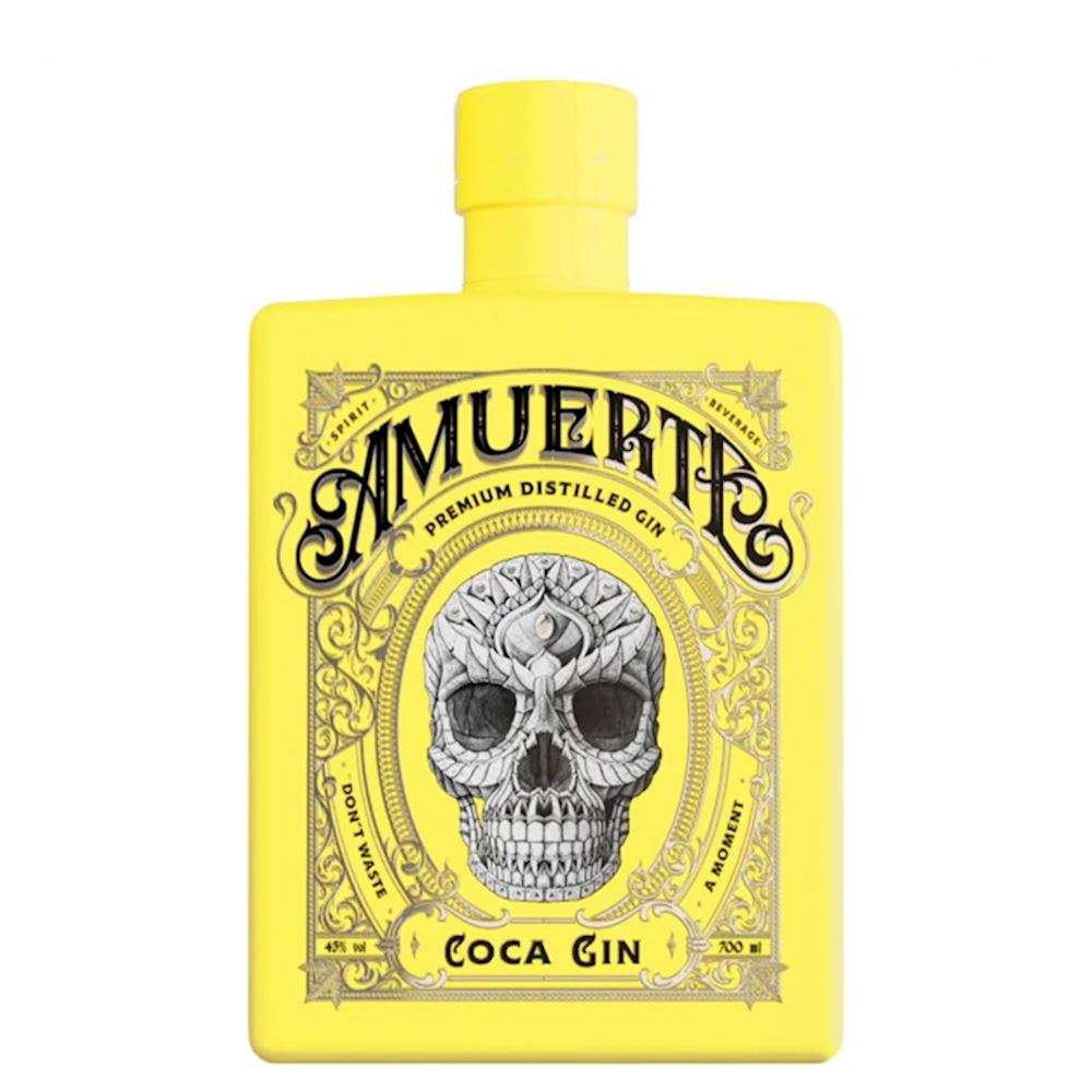 Gin Amuerte Coca Leaf Yellow Limited Edition cl.70