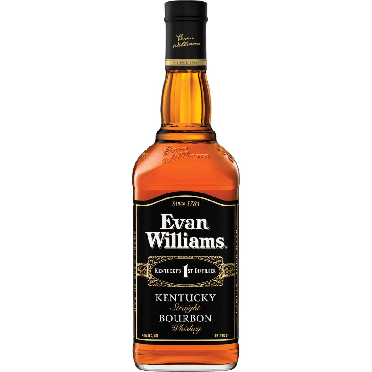 Bourbon Whiskey Evan Williams Black Label cl. 70