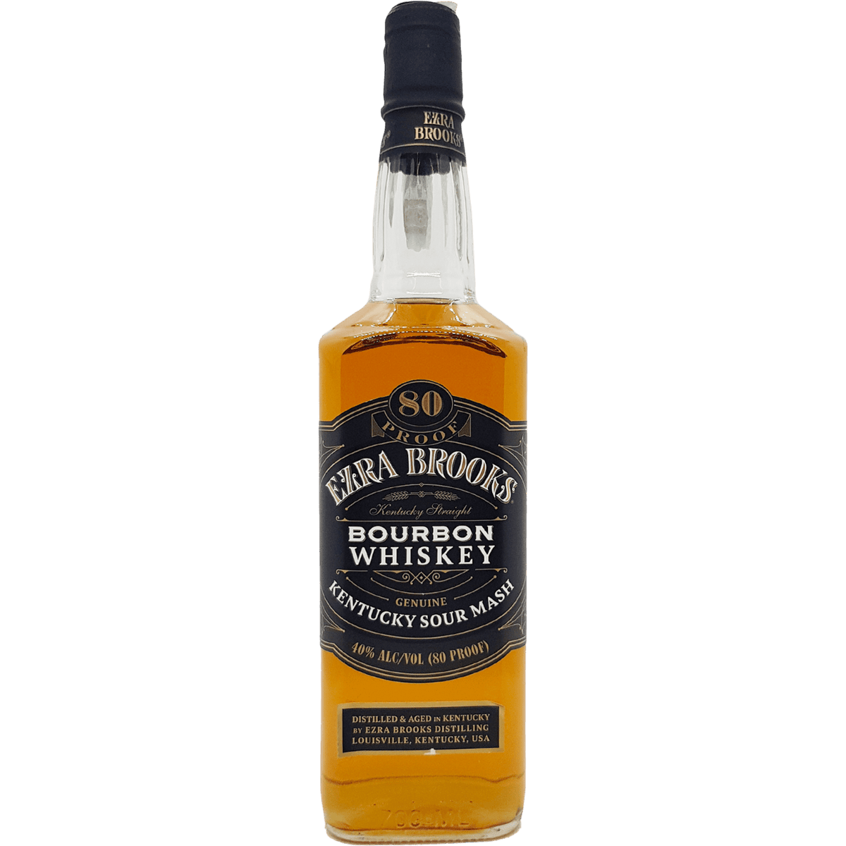 Bourbon Whiskey Ezra Brooks Black Label cl. 70