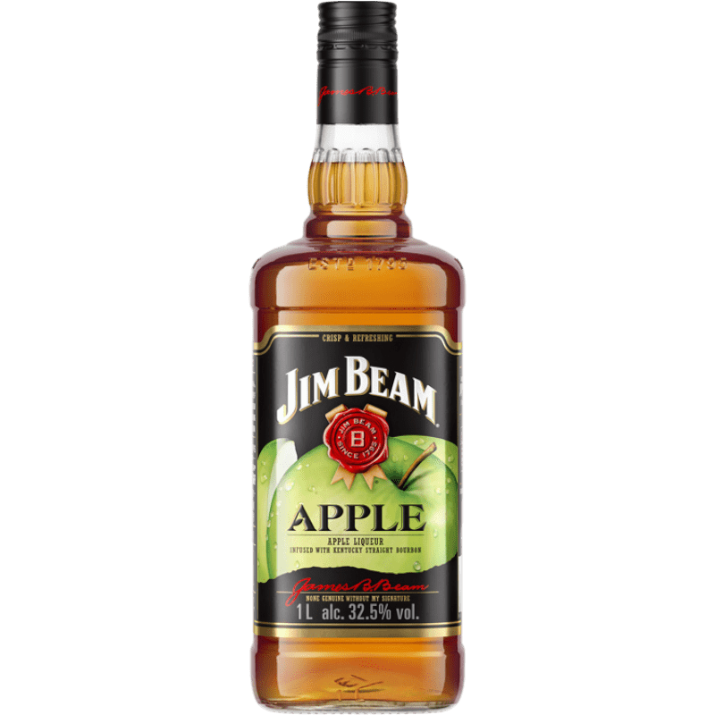 Bourbon Whiskey Jim Beam Apple Lt. 1