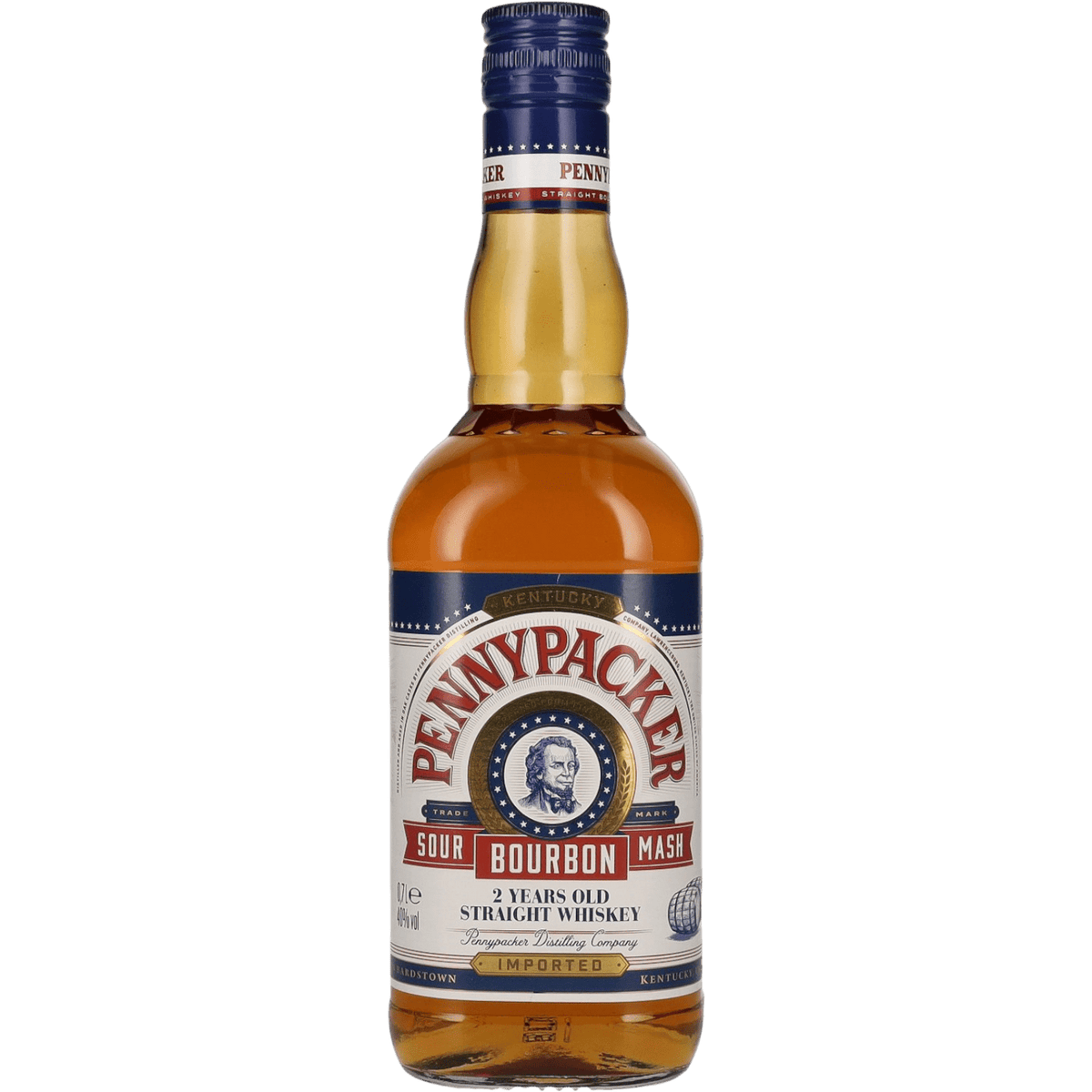 Bourbon Whiskey Penny Packer Kentucky Straight cl. 70