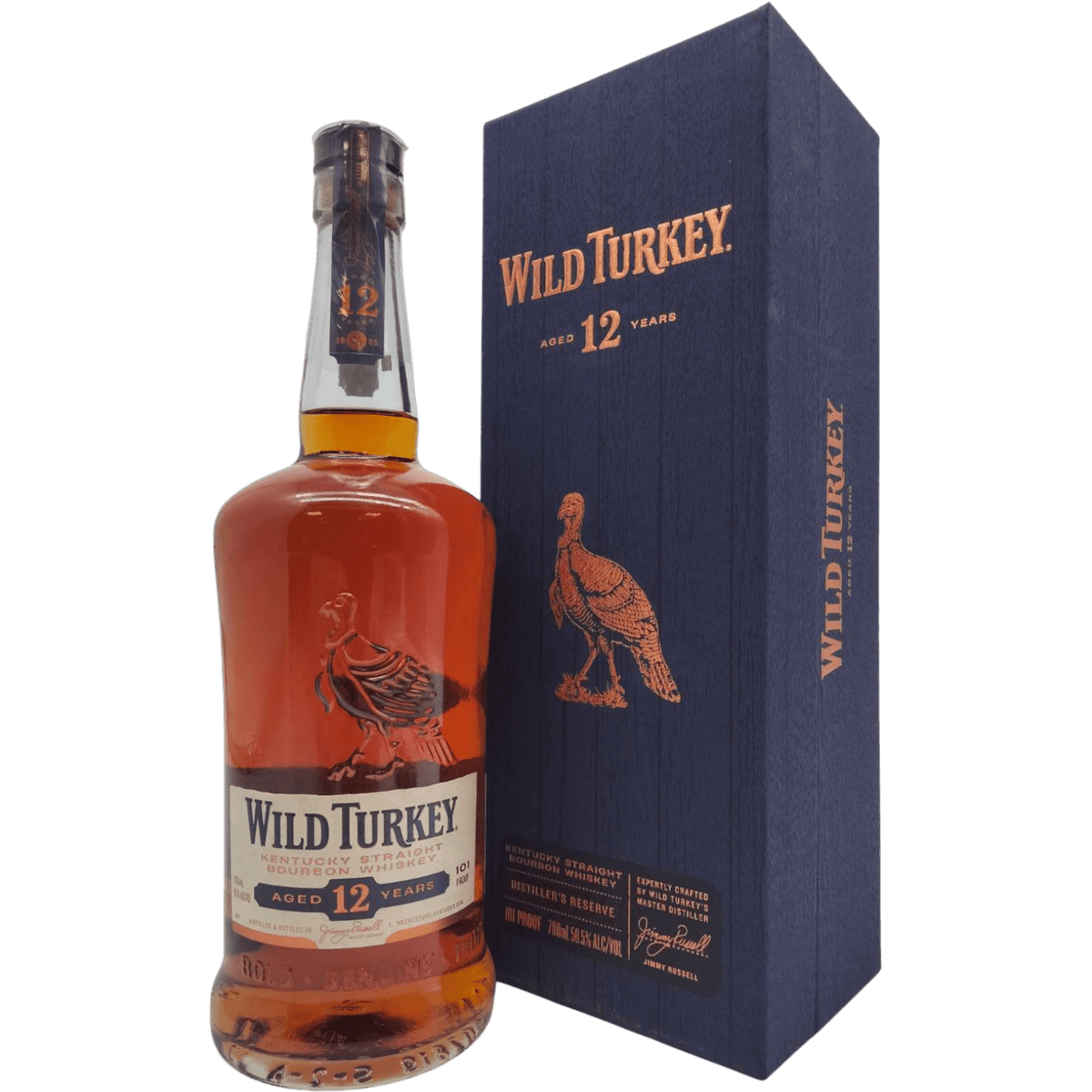 Bourbon Whiskey Wild Turkey 12 Anni Astucciato cl. 70