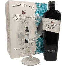 Gin Fifty Pounds London Dry + Bicchiere cl. 70 - Confezione Regalo