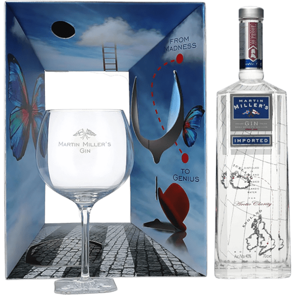 Gin Martin Miller's + 1 Bicchiere cl. 70 - Confezione Regalo