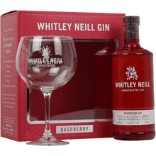 Gin Whitley Neill Raspberry + Bicchiere cl. 70 - Confezione Regalo