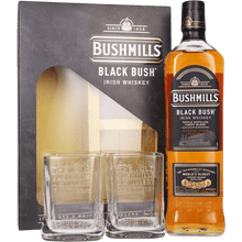 Irish Whiskey Bushmills Black Bush + 2 Bicchieri cl. 70 - Confezione Regalo