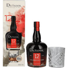 Rum Dictador 12 Anni + 1 Bicchiere cl. 70 - Confezione Regalo