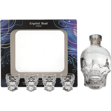 Vodka Crystal Head + 4 Shot Glasses cl. 70 - Confezione Regalo