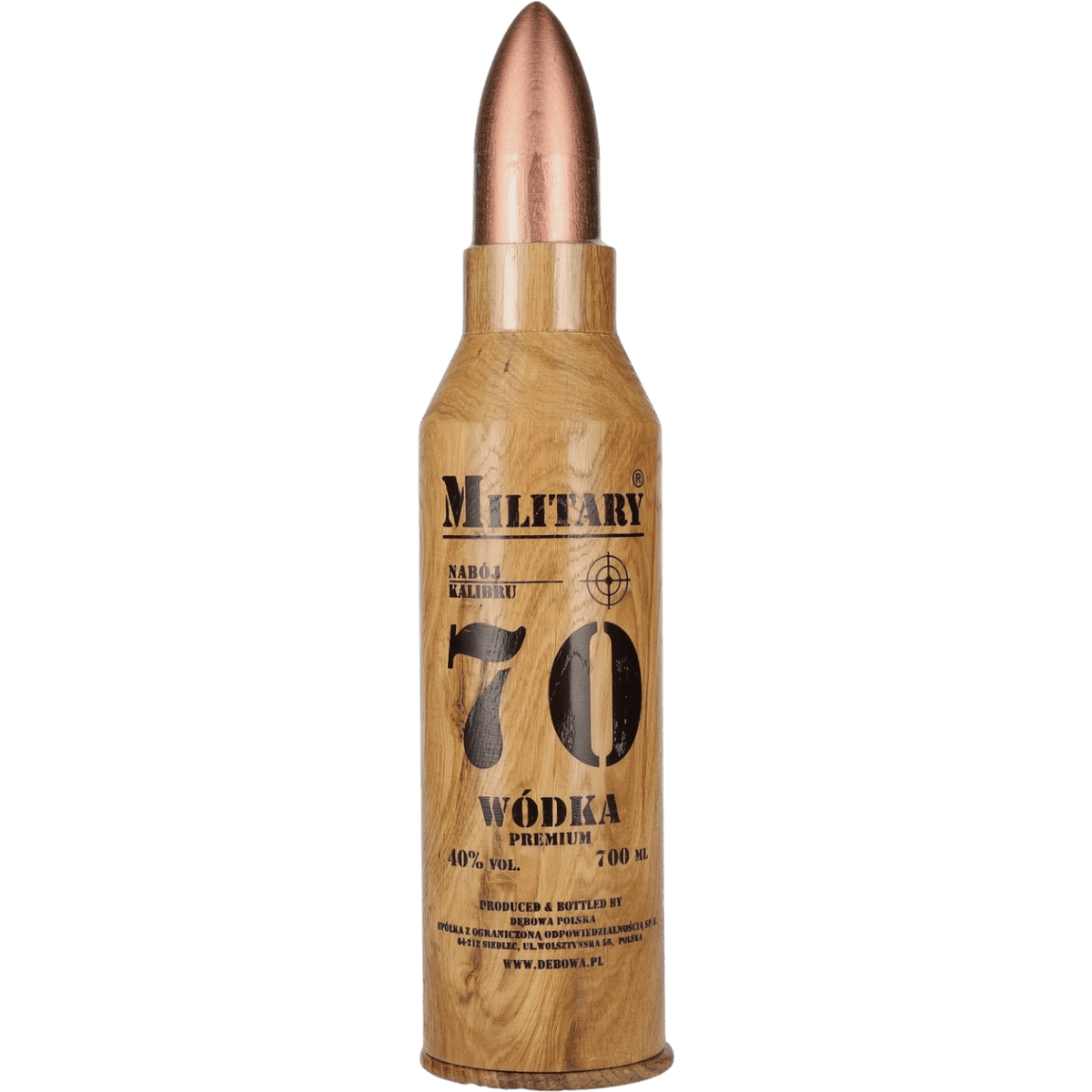 Vodka Debowa Military Cartuccia cl. 70 - Confezione Regalo