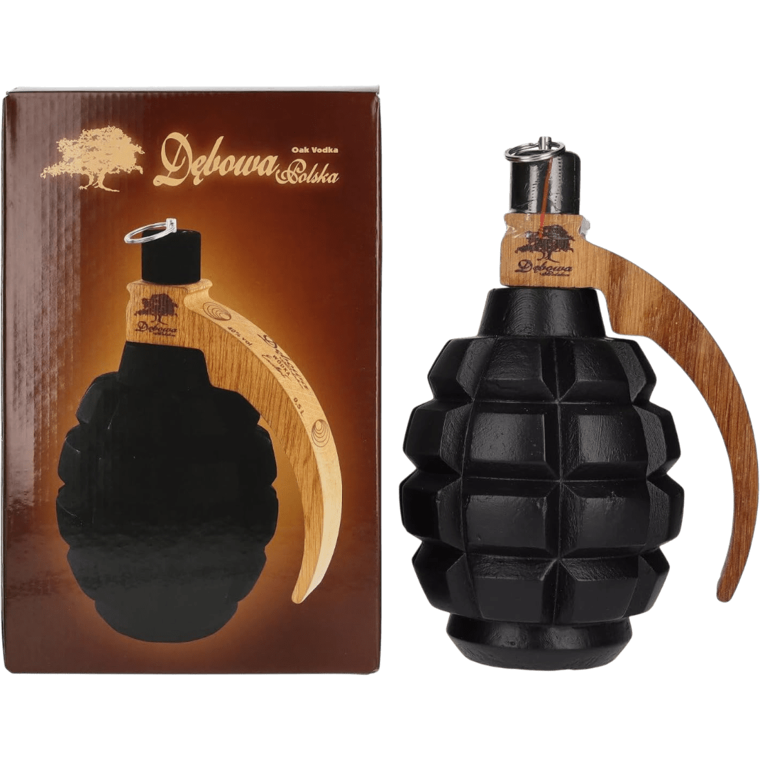 Vodka Debowa Bomba A Mano cl. 70 - Confezione Regalo