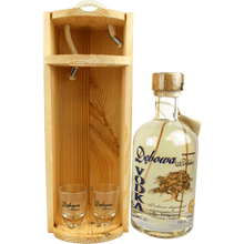 Vodka Debowa Scatola Legno + 2 Shot cl. 70 - Confezione Regalo
