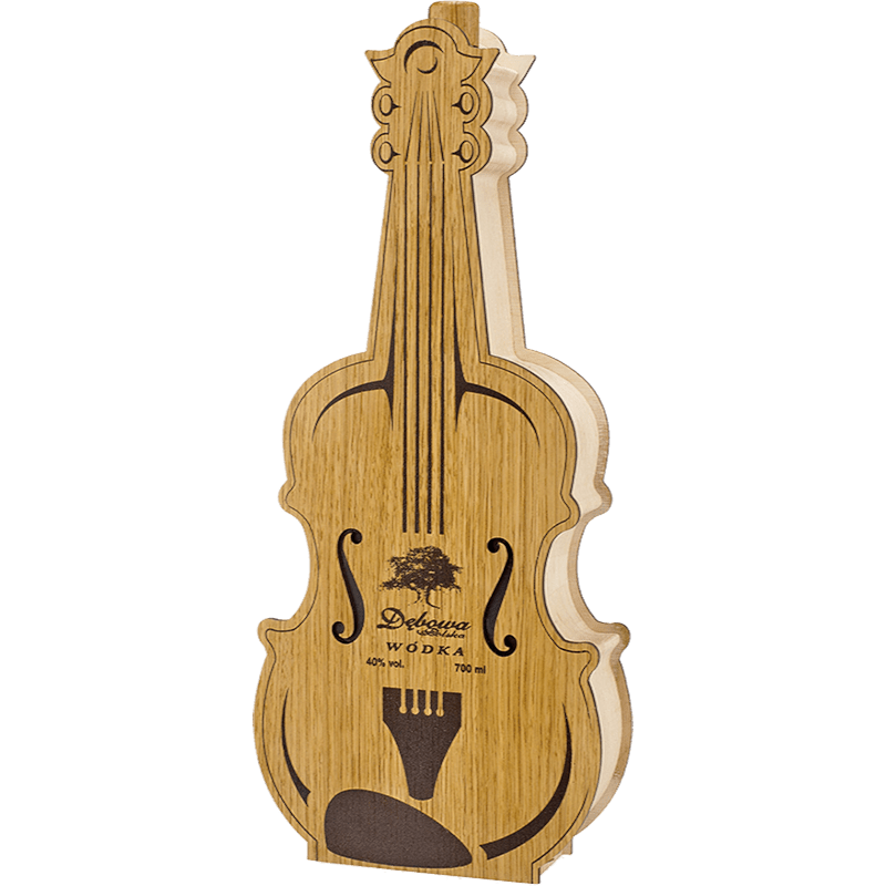 Vodka Debowa Violino + 2 Bicchieri cl. 70 - Confezione Regalo