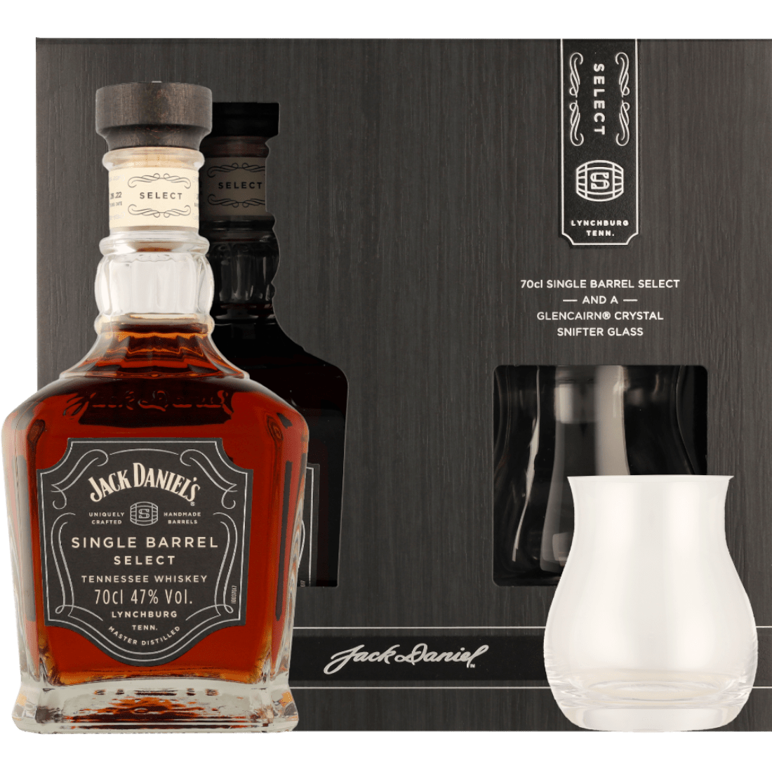 Whiskey Jack Daniel's Select + 1 Bicchiere cl. 70 - Confezione Regalo