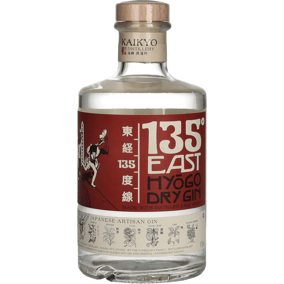 Gin Kaikyo Distillery 135 East Hyogo Dry cl. 70