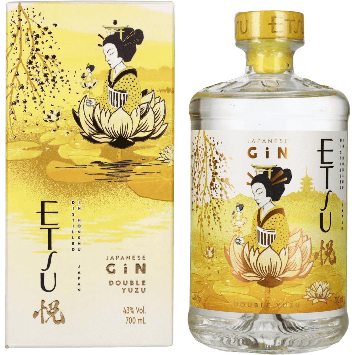 Gin Etsu Japanese Double Yuzu cl. 70 - Confezione Regalo
