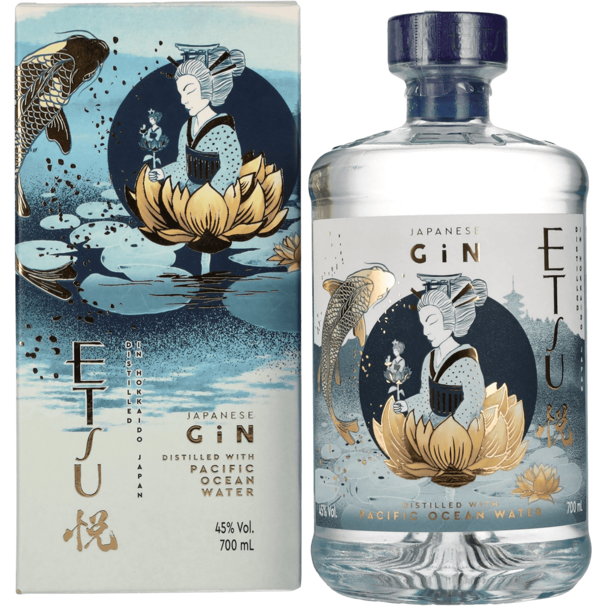 Gin Etsu Japanese Pacific Ocean Water cl. 70 - Confezione Regalo