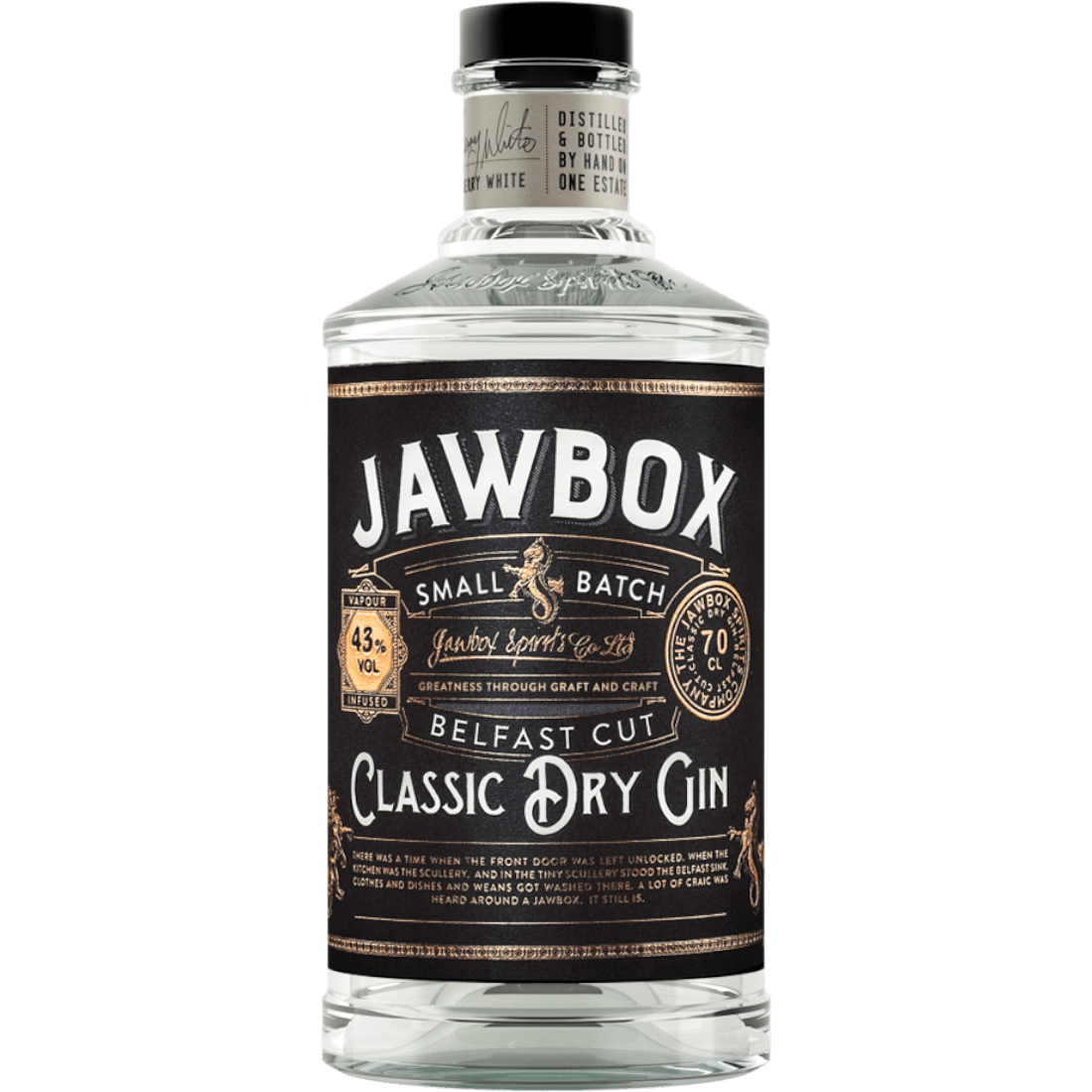 Gin Jawbox Dry Of Belfast cl.70