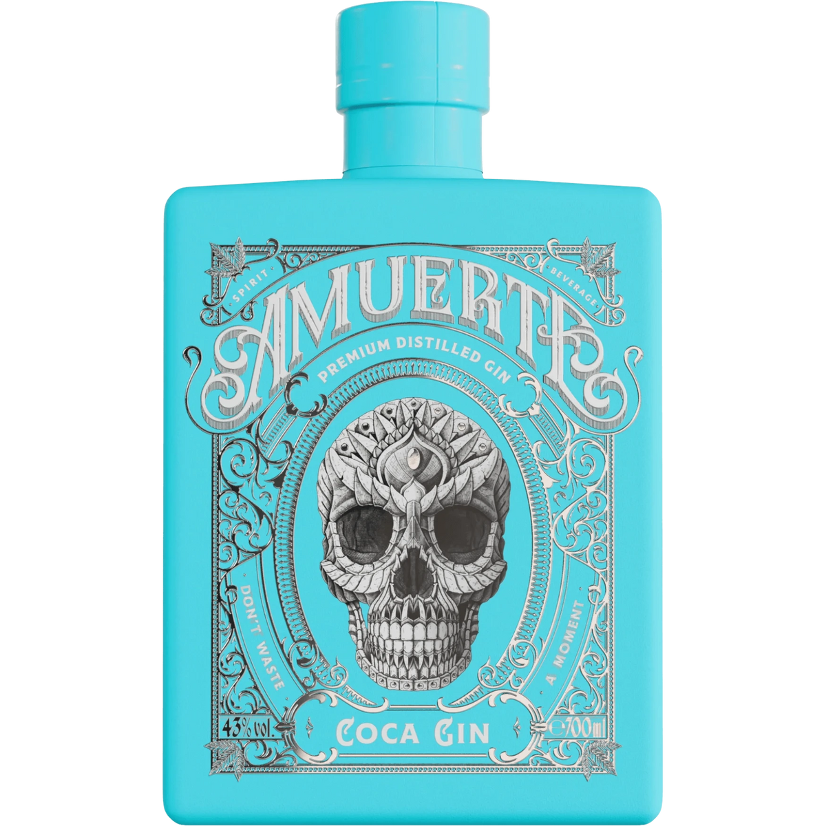 Gin Amuerte Coca Leaf Light Blue Azzurro cl.70