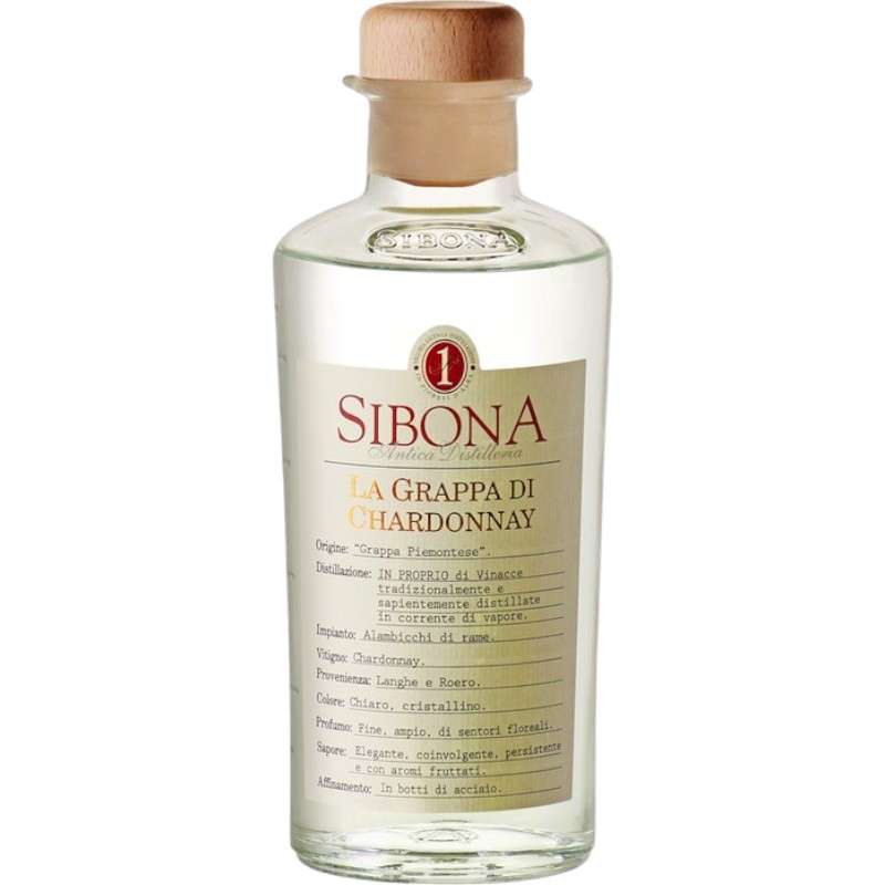 Grappa Sibona di Chardonnay 50 cl
