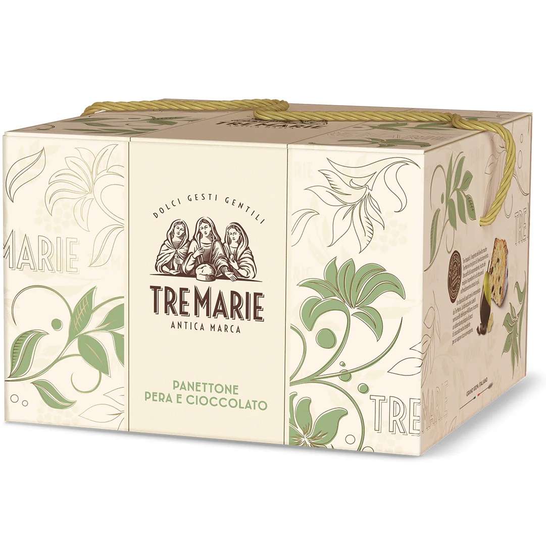 Tre Marie Panettone Pere e Cioccolato 930g
