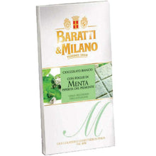 Baratti & Milano - Tavoletta Cioccolato Bianco Con foglie di menta Piperita