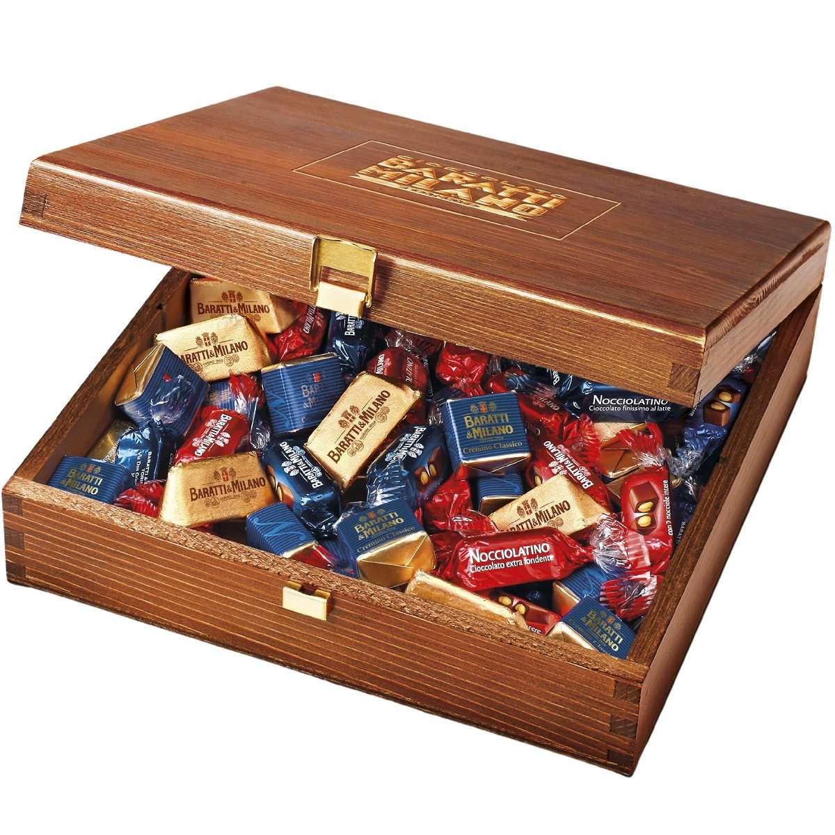 Baratti & Milano - Scrigno in Legno Cioccolatini assortiti